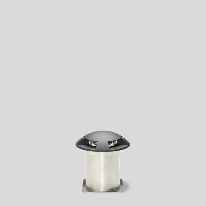 BEGA Grondinbouwarmatuur grafiet - 92lm - 6W - 3000K - IP67