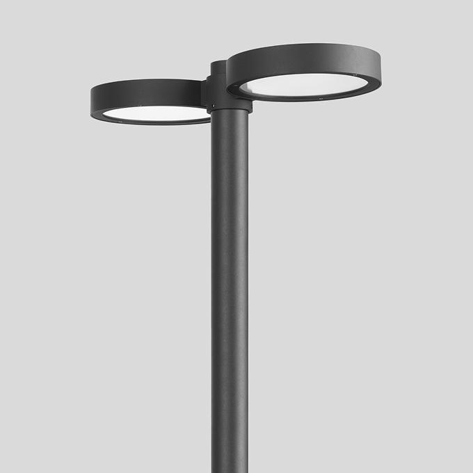 BEGA Opzetarmatuur grafiet - 3942lm - 37W - 3000K - IP65 - 30x72cm