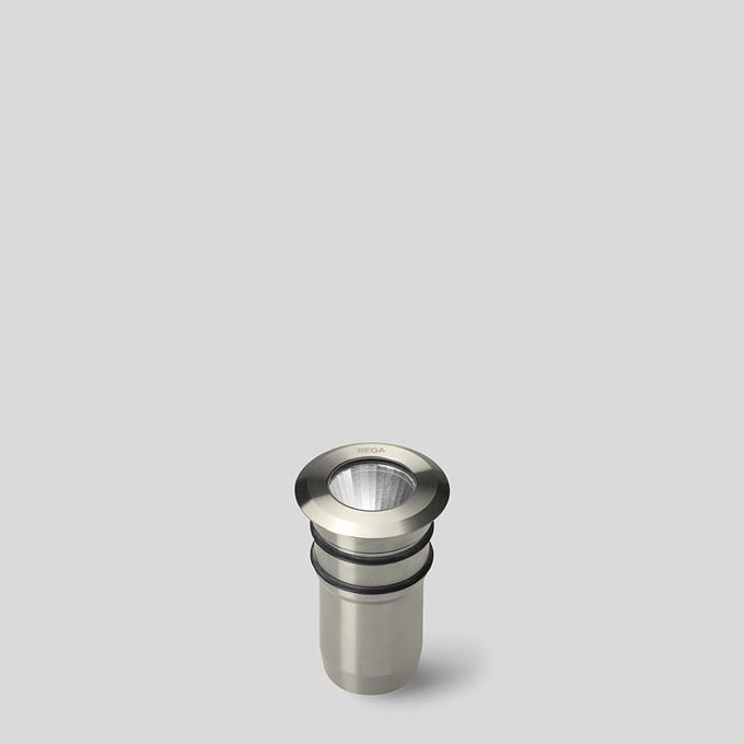 BEGA Grondinbouwarmatuur edelstaal mat - 133lm - 1.4W - 3000K - IP68