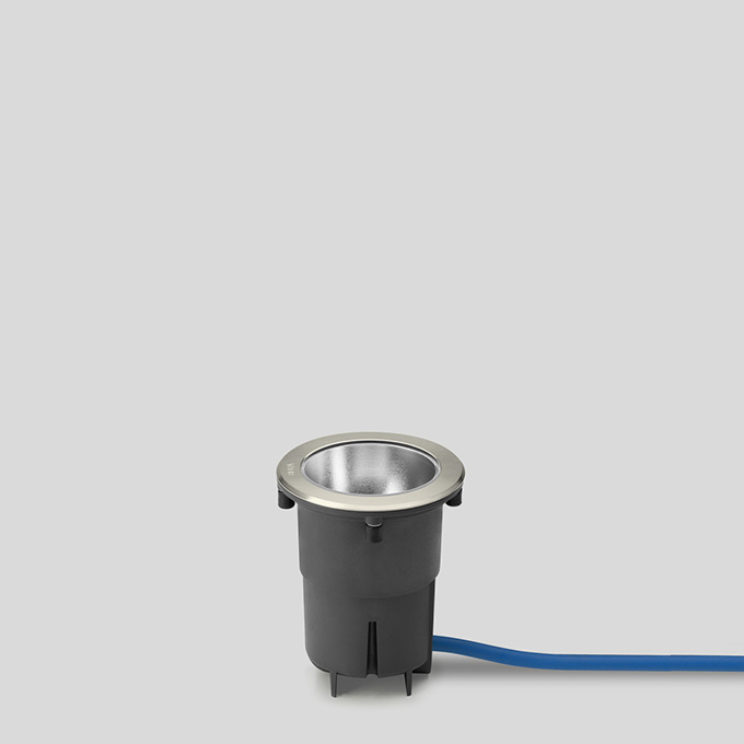 BEGA BEGA Grondinbouwarmatuur Edelstaal 11x11cm - 446lm - 4.1W - 3000K - IP67