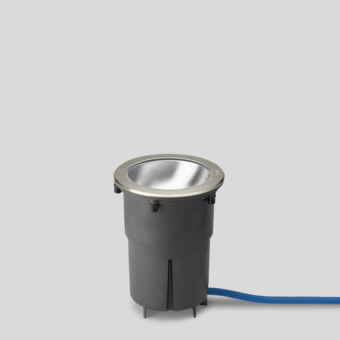 BEGA BEGA Grondinbouwarmatuur led plafondarmatuur 16x16cm - 685lm - 5.9W - 3000K - IP67