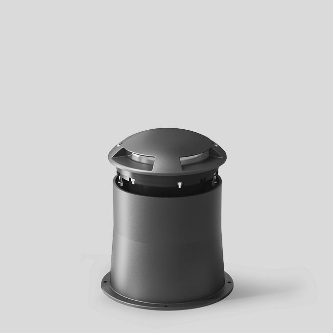 BEGA Grondinbouwarmatuur grafiet - 538lm - 22W - 3000K - IP67