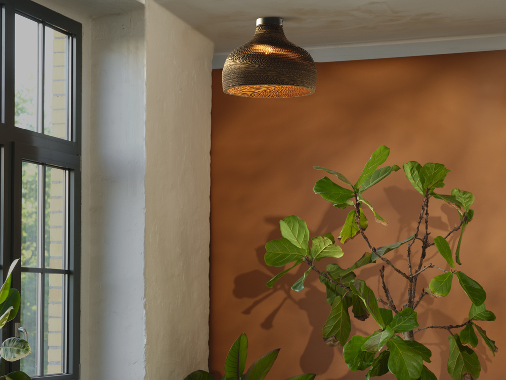LEDVANCE LEDVANCE Decor Cardboard Hat Ceiling E27 Brown
