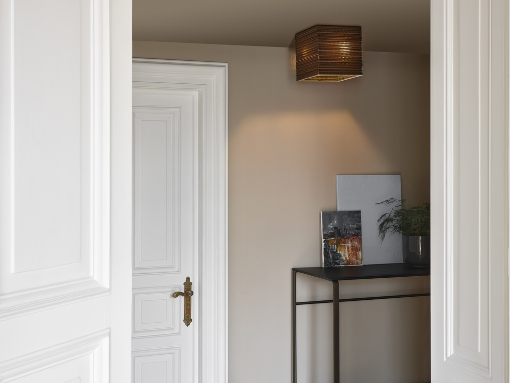 LEDVANCE LEDVANCE Decor Cardboard Square Ceiling E27 Brown