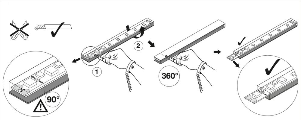 Ledvance LED Toebeh./onderdelen lichtslang/-band