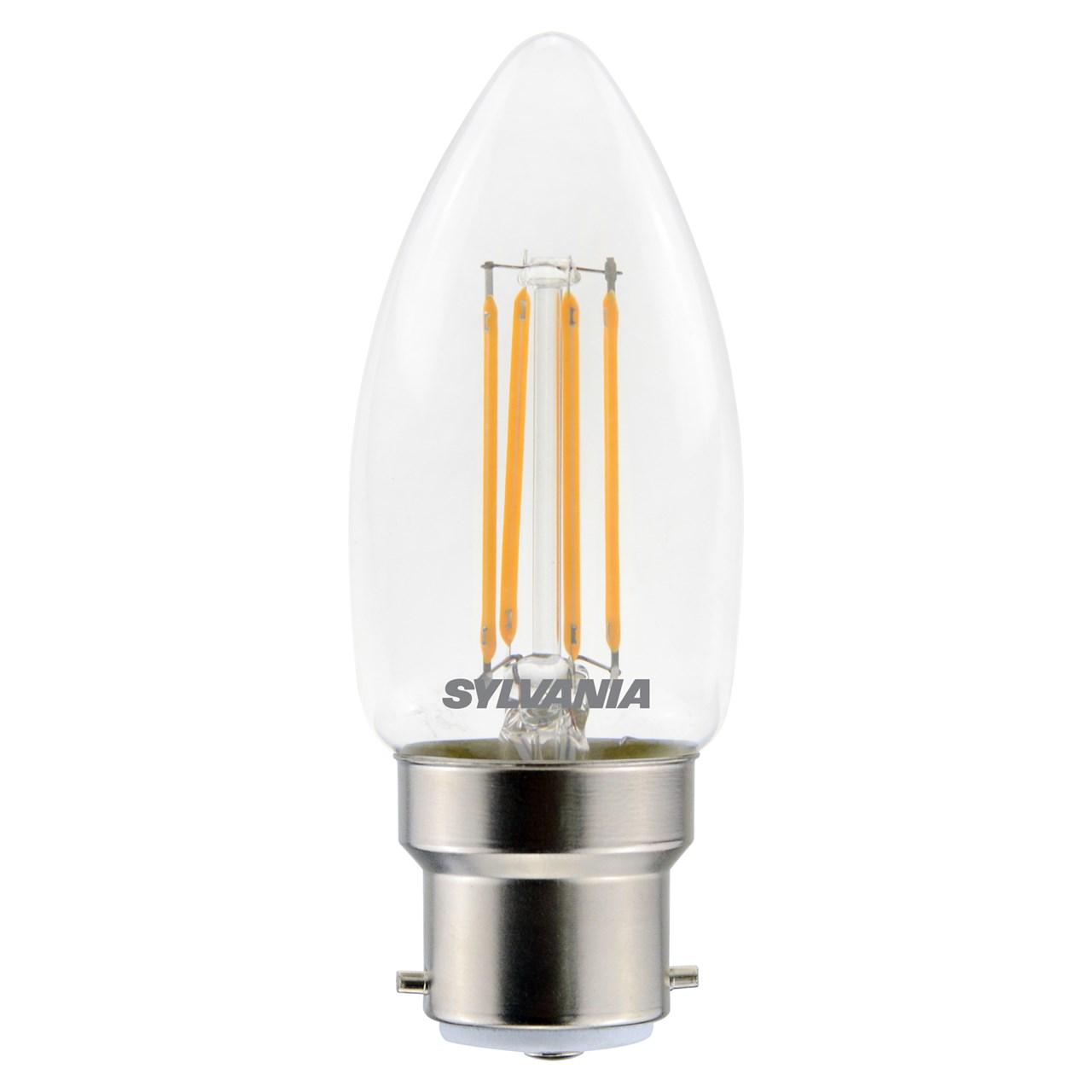 Sylvania LED-lamp 4.5W 470lm 2700K B22d