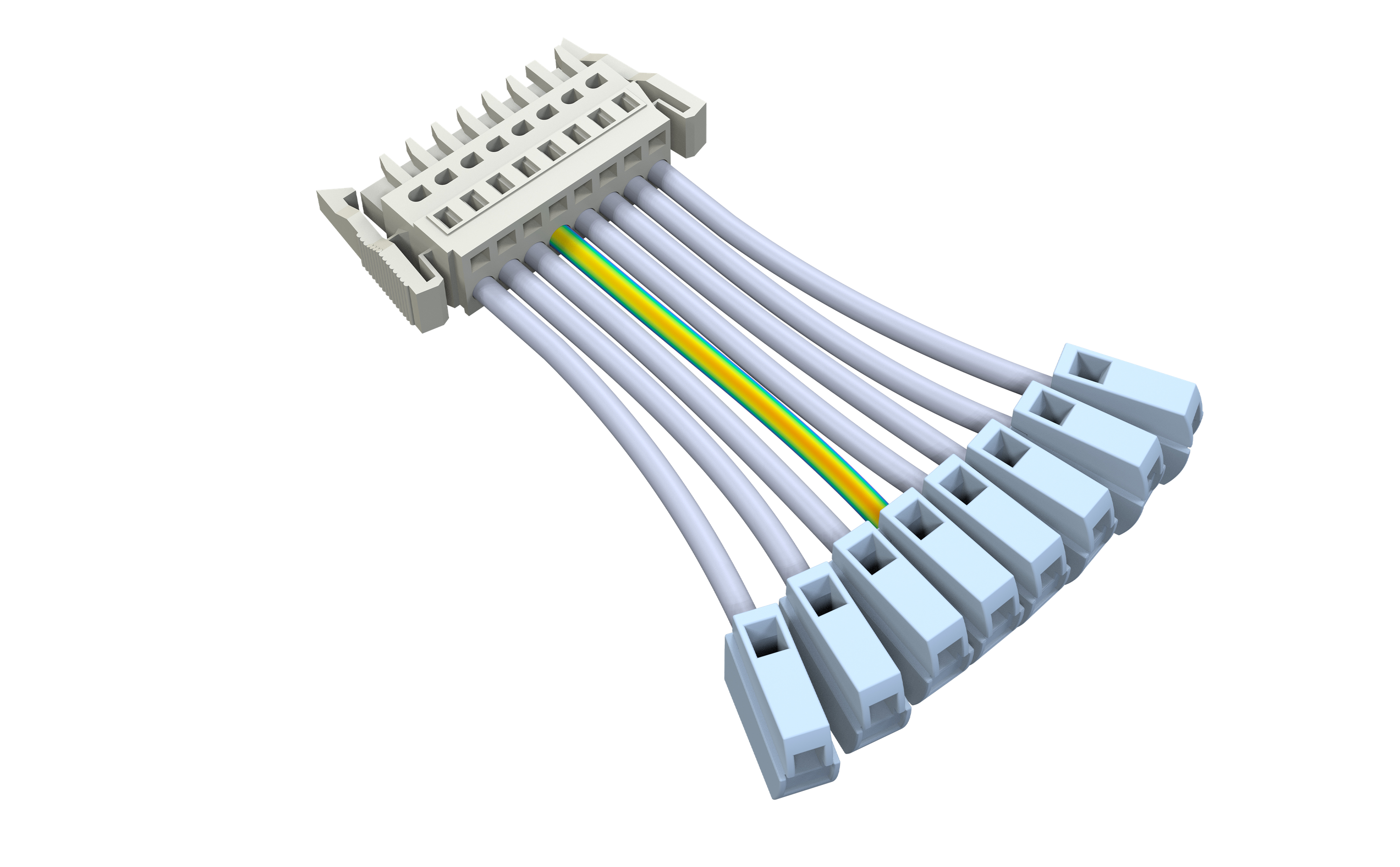 OPOLYPROPYLEENLEE LEDIPer meterONE van 2200K - 2700Krunk-Uni-P Feed In Connector