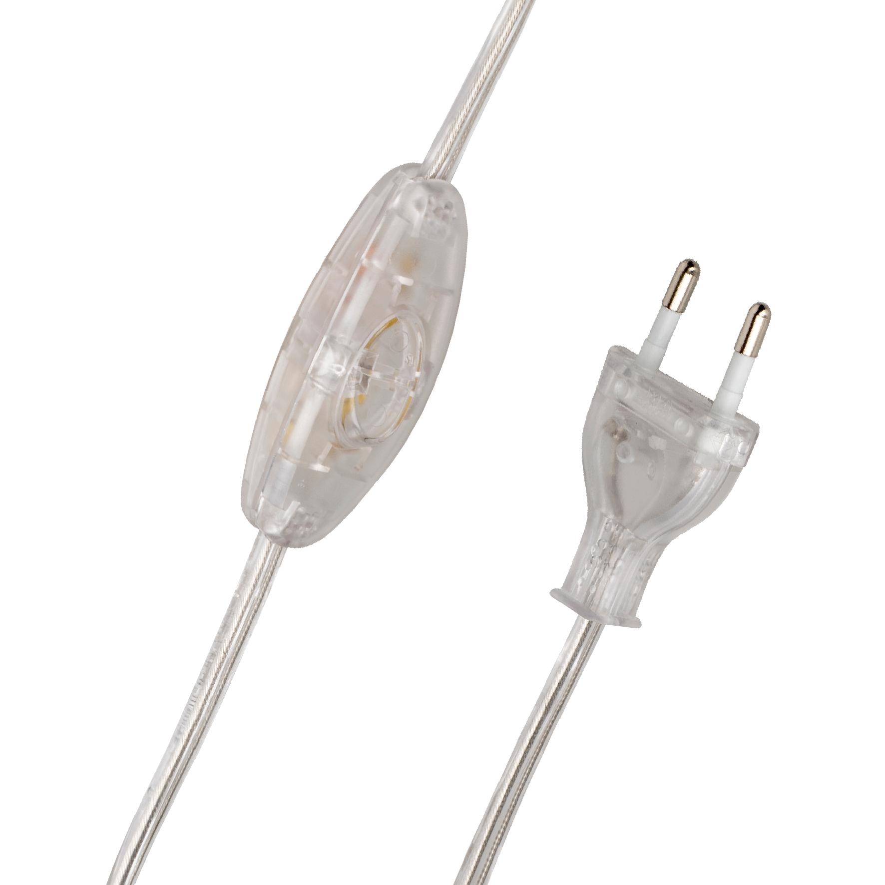 Bailey - power cord - Euro with switch - AANSLUITSN + SCHAKEL TRAN - aansluitsnoer