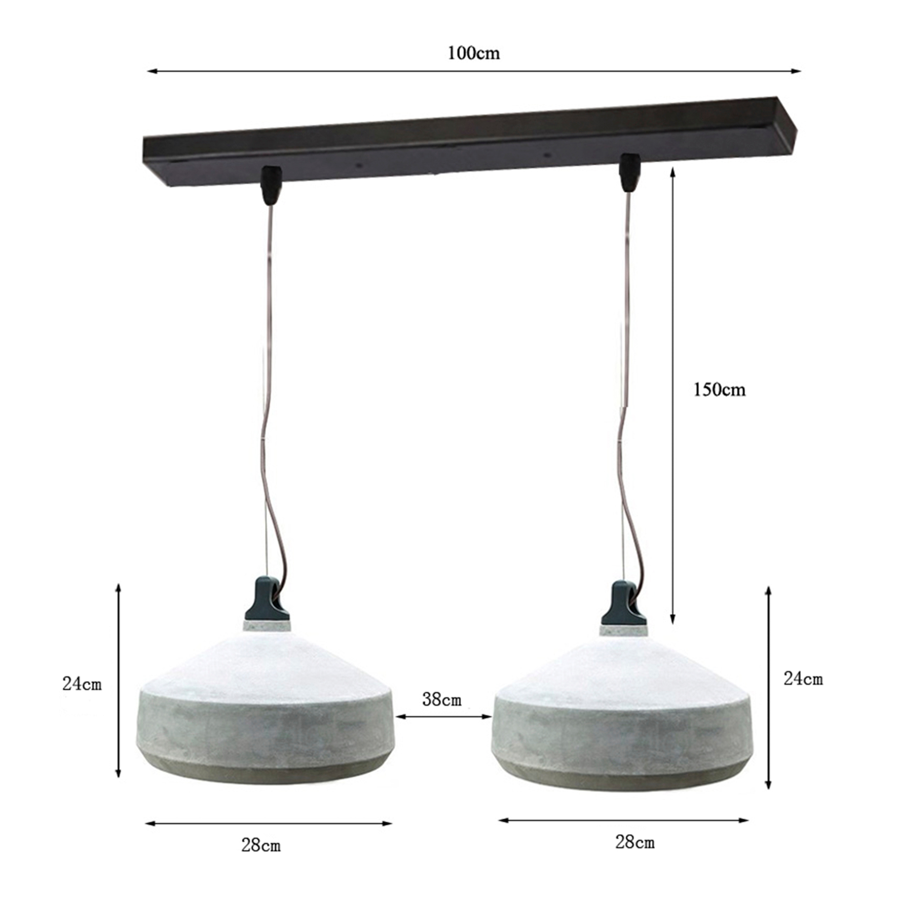 Bailey Bailey LED Pendelarmatuur 1-60W E27
