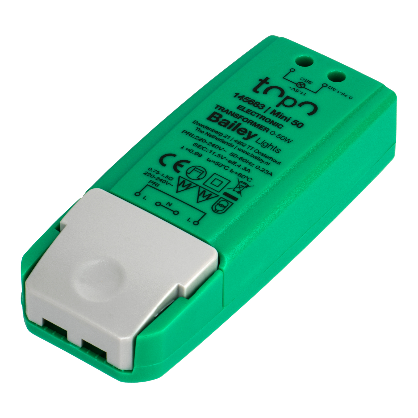 Bailey - topo - TRANSFORMER 0 50W - - halogeentrafo