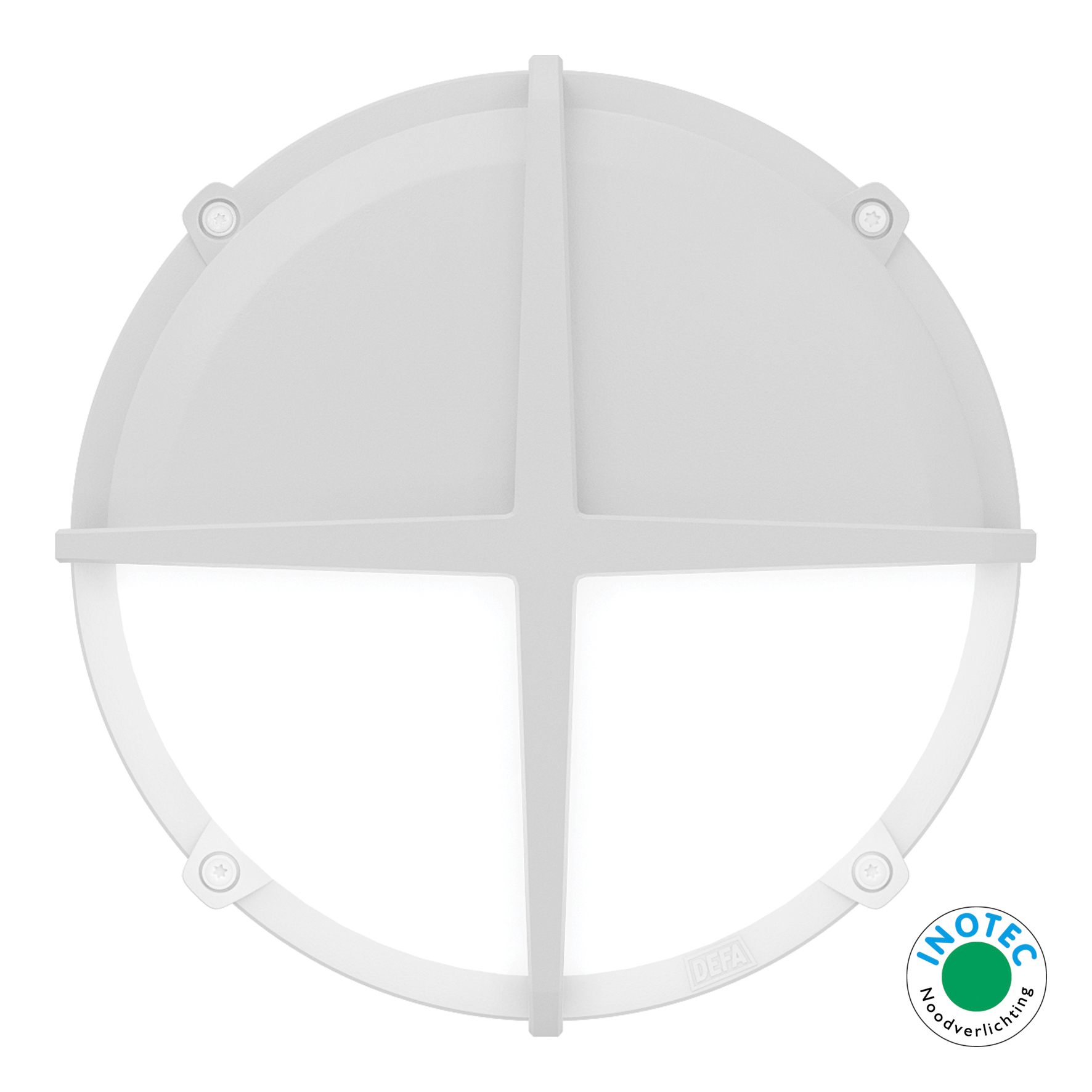 DEFA DEFA Neptune 2.0 Half Cover LED 8W 3000K Wit + Nood EL1