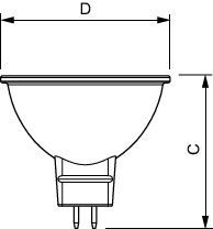 Philips MASTERValue LED-lamp 5.8W 460lm 3000K GU5,3 foto 1