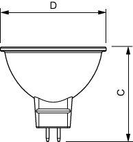 Philips MASTERValue LED-lamp 7.5W 630lm 3000K GU5,3