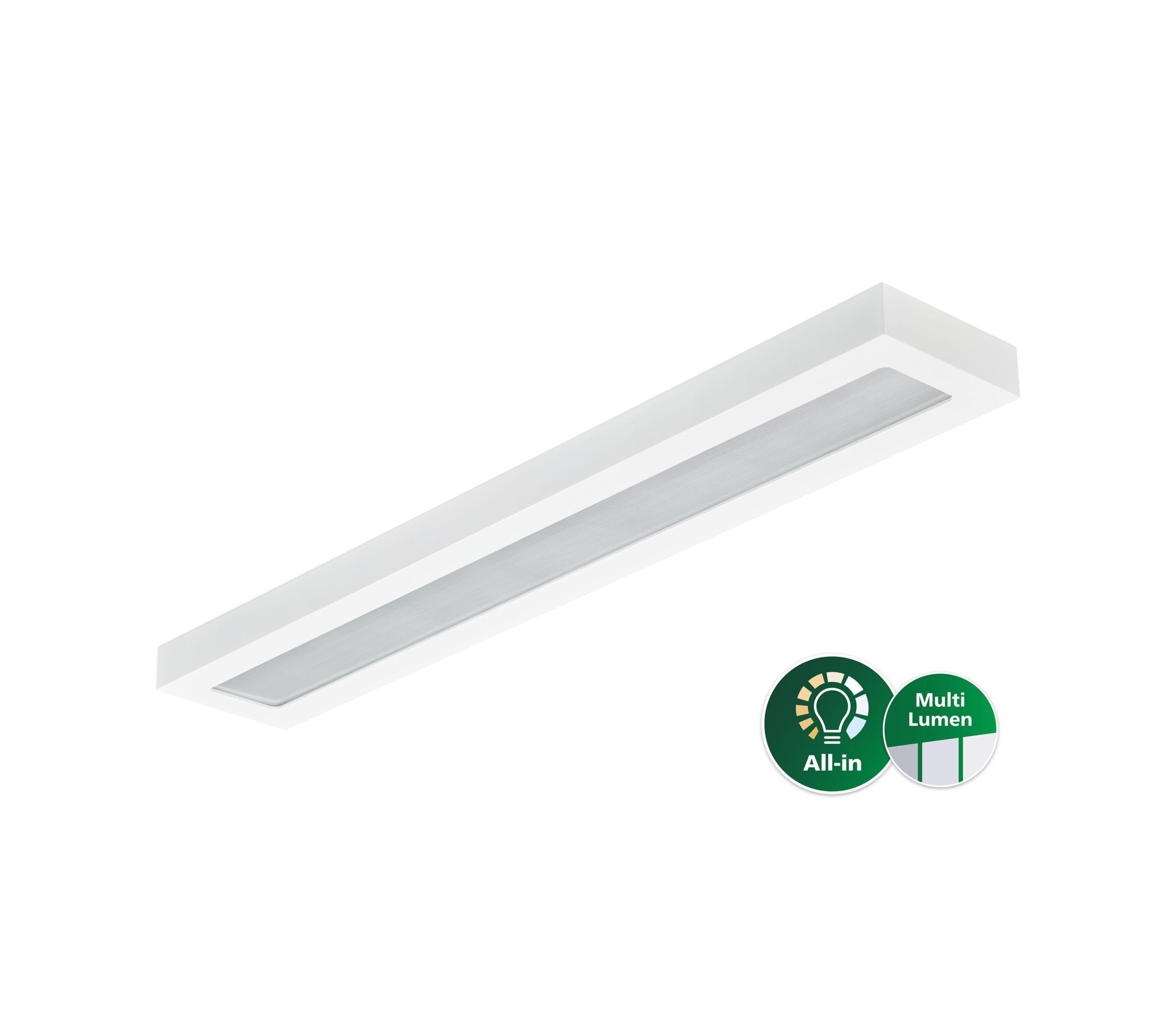 PHILIPS coreline Opbouwarmatuur SM136V 31-43S 840PSD NOC 120x20cm - 4300lm - 31W - 4000K - IP20