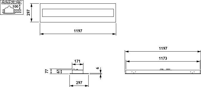 Philips Philips FlexBlend LED Paneel 30x120cm 30W 4200lm 4000K RC340B VPC U4