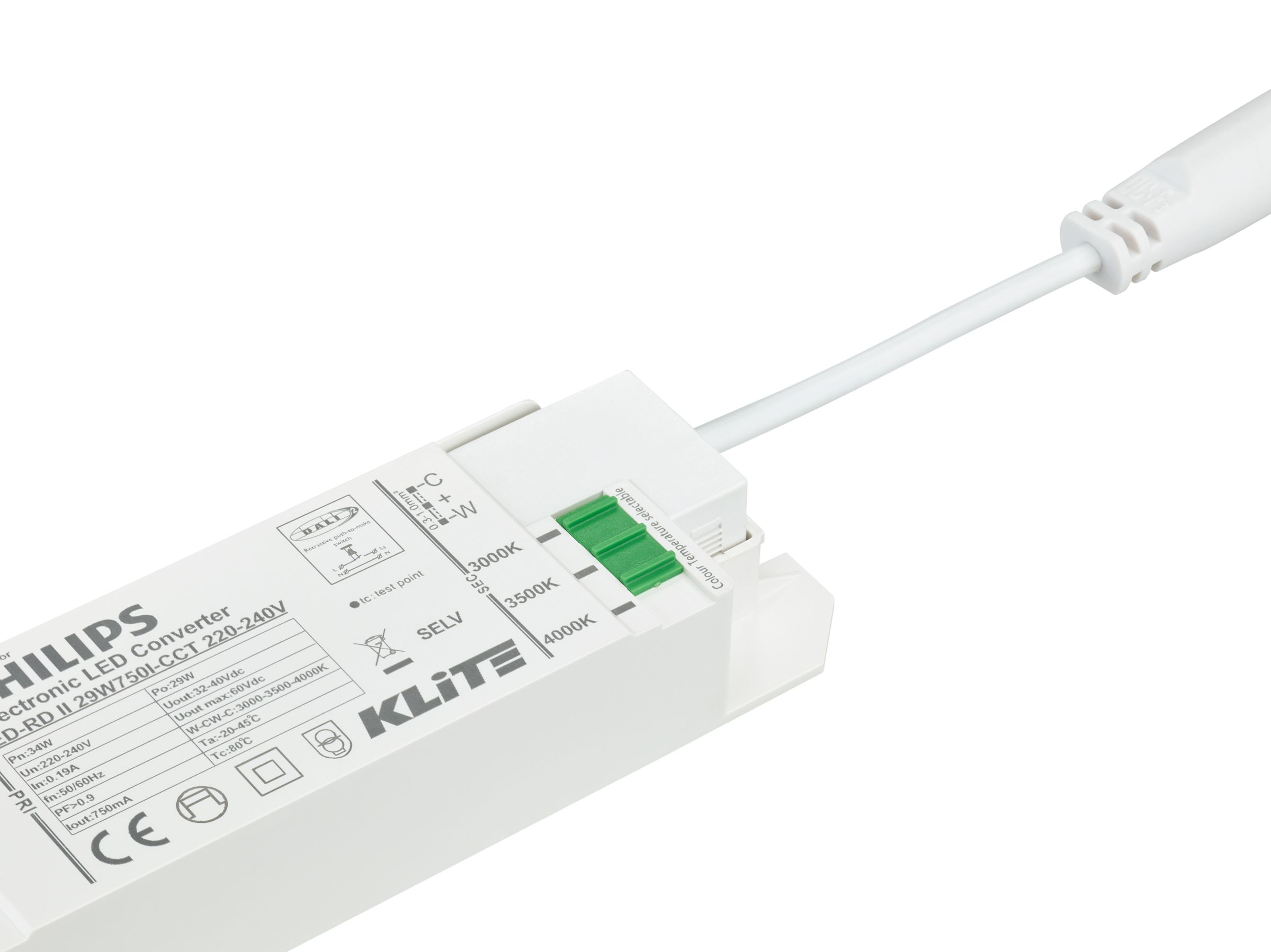Philips Philips Ledinaire LED Paneel 30x120cm 28W 3600lm 3000-4000K RC065B OC SC