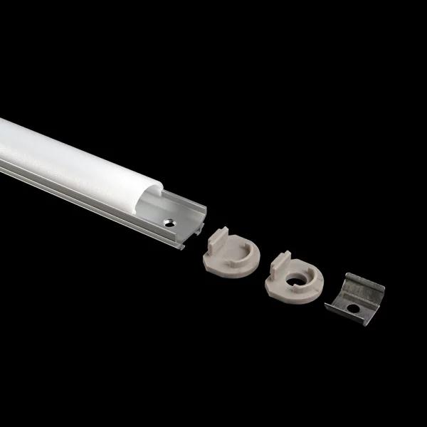 Lumiparts Alupro eindkap open voor kabeldoorvoer