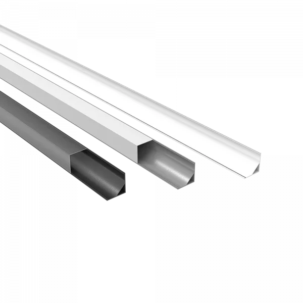 Lumiparts Alupro Hoekprofiel 16mm afscherming vierkant PMMA mat 2m foto 1