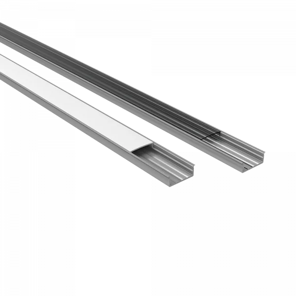 Lumiparts Alupro Wide afscherming PMMA transparant 2m foto 1