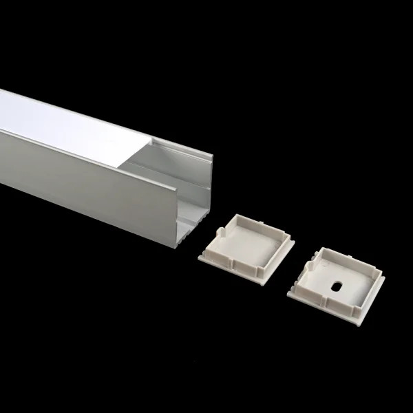Lumiparts Alupro XL eindkap gesloten voor profiel 2m opbouw foto 1