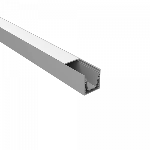 Lumiparts Lumiparts Alupro Plus XLC profiel + afscherming PC opaal opbouw 2,5m