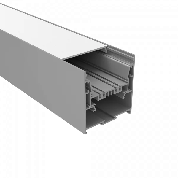 Lumiparts Lumiparts Alupro Plus XLM profiel + afscherming PC opaal opbouw 2,5m valbeveiliging