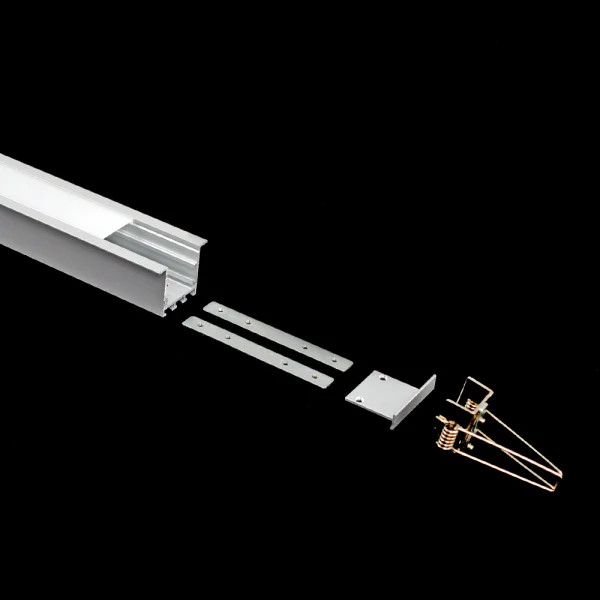 Lumiparts Alupro Plus XLR veer voor profiel inbouw 2m foto 1