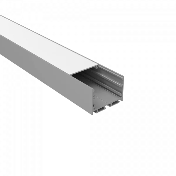 Lumiparts Lumiparts Alupro Plus XLW profiel + afscherming PC opaal opbouw 2,5m