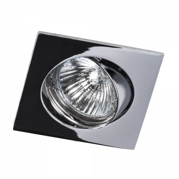 Lumiparts Halogeenspot Focus 50mm vierkant kantel chroom