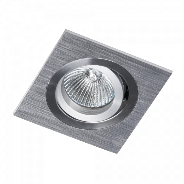 Lumiparts Lumiparts Old Smooth vierkant 1x MR16 max.50W aluminium schroef-ring