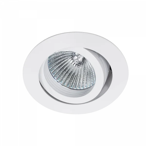 Lumiparts Lumiparts Smooth rond 1x MR16 max.50W wit schroef-ring