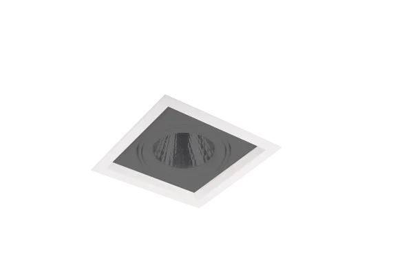 Lumiparts Inbouwframe voor Kardan Asta LED 1-voudig grijs