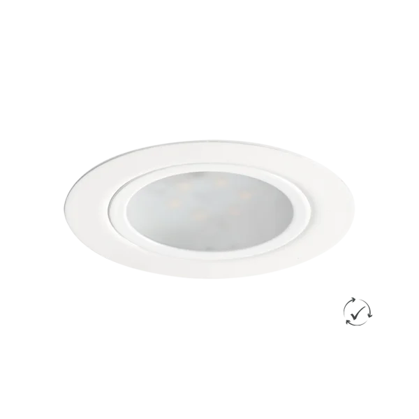 Lumiparts Lumiparts Accent Two rond wit 350mA max.3,15W 830 168lm 200cm incl. miniplug