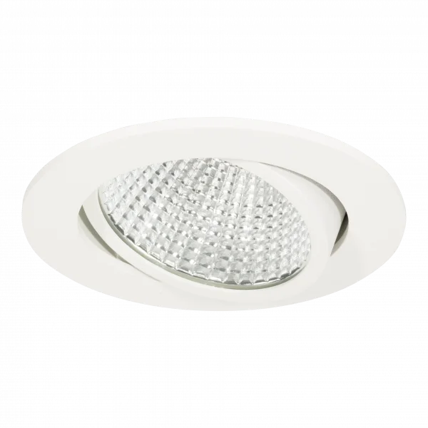 Lumiparts Smooth rond kantelbaar wit 16W 930 850lm 38° TRIAC QC foto 1