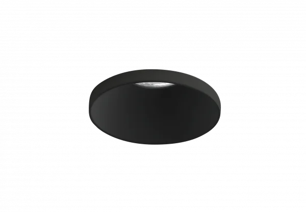 Lumiparts Lumiparts Vela rond vast verdiept zwart 6W 940 605lm 38° TRIAC QC