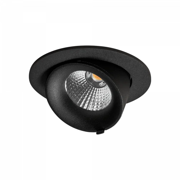 Lumiparts Tondo zwart 6W 927 562lm 38° TRIAC QC