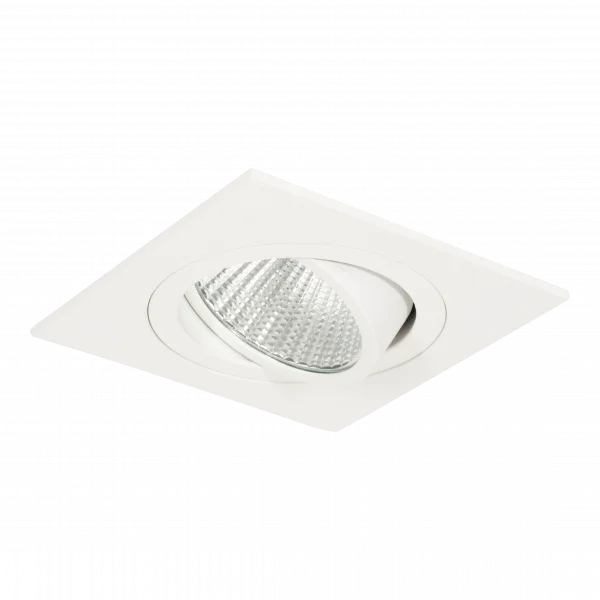 Lumiparts Smooth V2 vierkant draai/kantelbaar wit 8,4W 930 603lm 38° QC foto 1