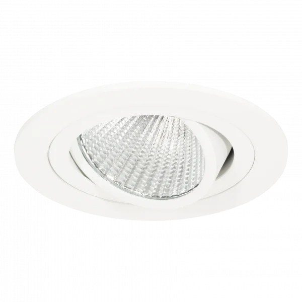 Lumiparts Smooth V2 rond draai/kantelbaar wit 8,4W 927 542lm 38° DALI