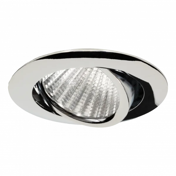 Lumiparts Lumiparts Focus V2 rond Kantelbaar chroom 22W 930 1637lm 30° TRIAC