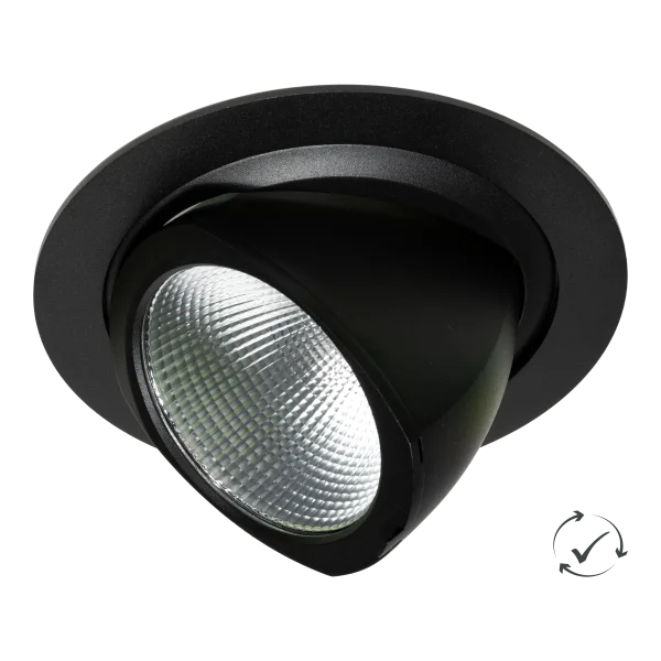 Lumiparts Pivo maxi zwart 930 4643lm 36° 45W