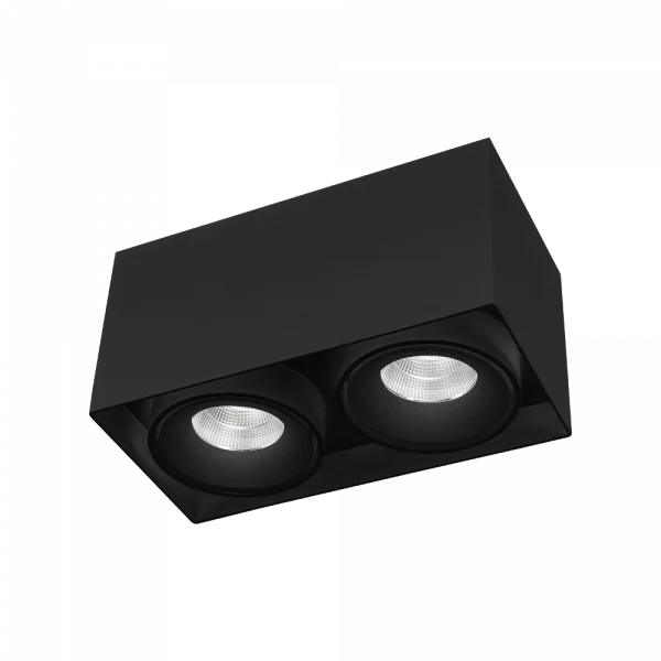 Lumiparts Lumiparts Caja 2-lichts zwart 930 1392lm 38° TRIAC