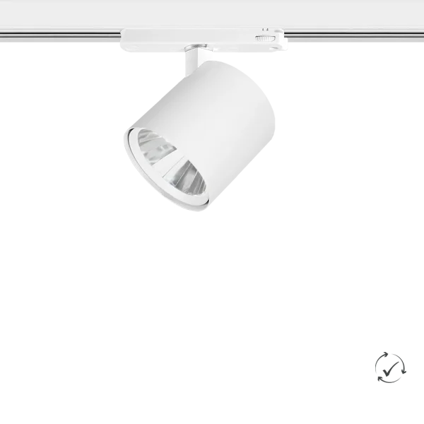 Lumiparts Pinta In-track wit 830 3978lm 36° 34W