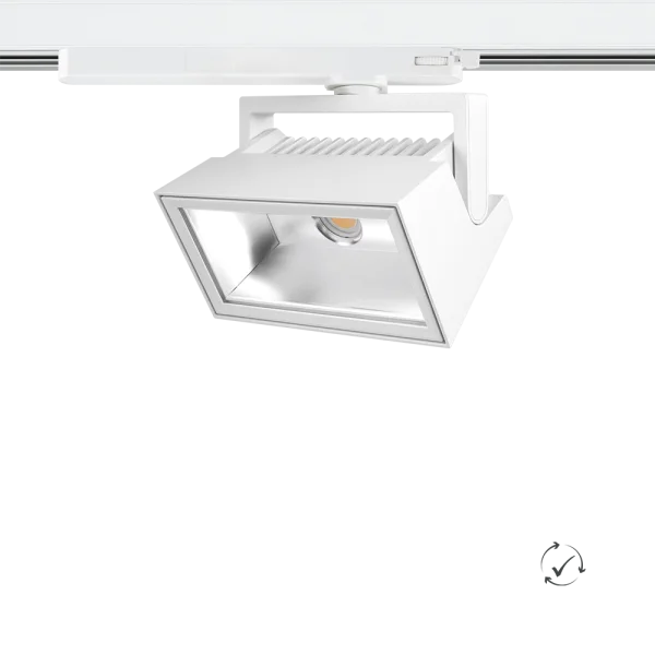Lumiparts Wally In-track wit PW 930 4415lm 34W foto 1