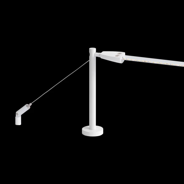 Lumiparts Lumiparts Bevestigingsset wit voor Millo installatie: 1 oppervlakte, afstand 20cm