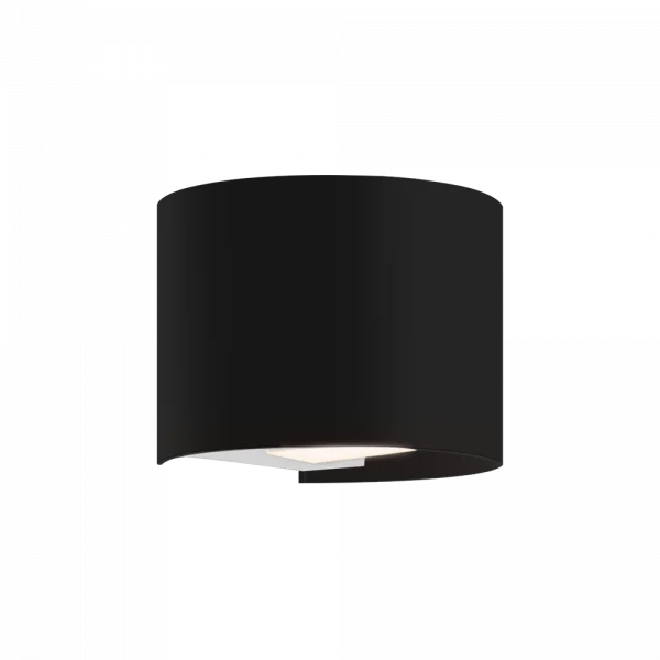 Lumiparts Latus rond enkel zwart 930 379lm 8W foto 1