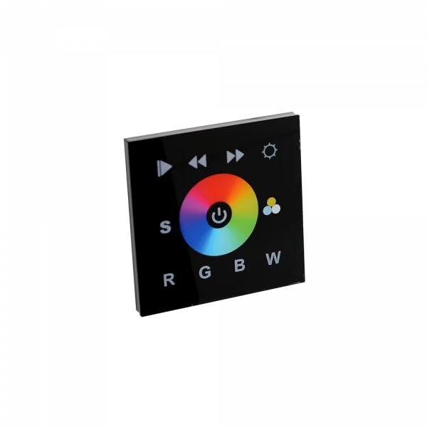 Lumiparts Lumiparts DMX Wandpaneel Art Touch zwart 12/24V