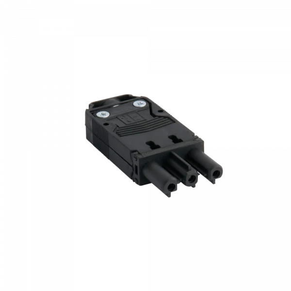 Lumiparts Lumiparts Lupa-con connector plat female zwart EPCOM/3