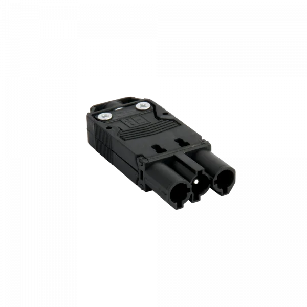 Lumiparts Lupa-con connector plat male zwart EPCOM/3 foto 1