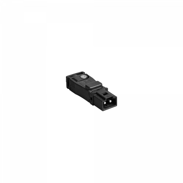 Lumiparts Lupa-con connector male plat zwart EPCOM/2 foto 1