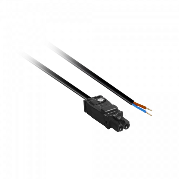 Lumiparts Lupa-con Aansluitsnoer 2x 0,5 0,3m female zwart EPCOM/2 foto 1
